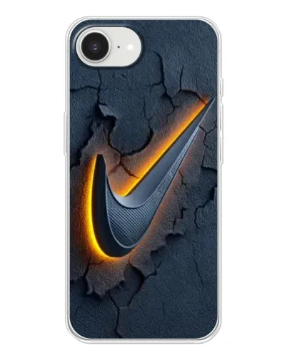 Чохол для iPhone 16e з картинкою «Об'ємний логотип Найк»