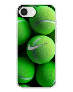 Чохол для iPhone 16e з картинкою «Тенісні м'ячі Найк»