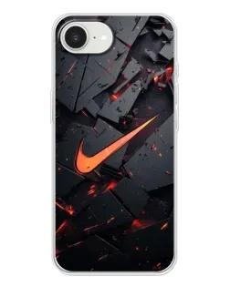 Чохол для iPhone 16e з картинкою «Nike — ефект розломів»
