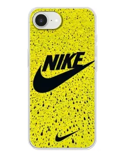 Чохол для iPhone 16e з картинкою «Жовтий текстурний Nike»