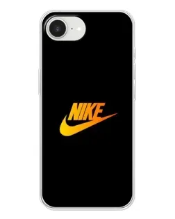 Чехол для iPhone 16e с картинкой «Золотой логотип Nike»