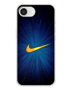 Чохол для iPhone 16e з картинкою «Синій пульс Nike»