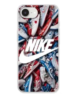 Чохол для iPhone 16e з картинкою «Колаж кросівок Найк»