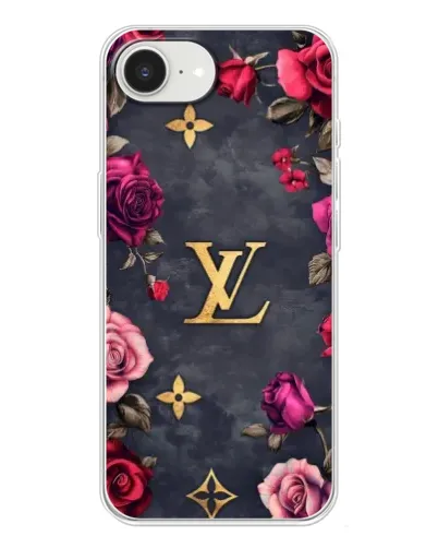Чохол для iPhone 16e з картинкою «Квітковий Louis Vuitton»