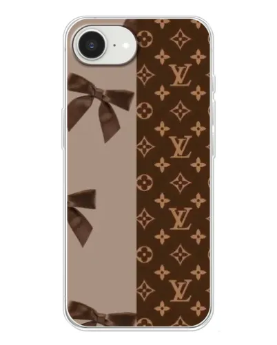 Чохол для iPhone 16e з картинкою «Louis Vuitton — банти»