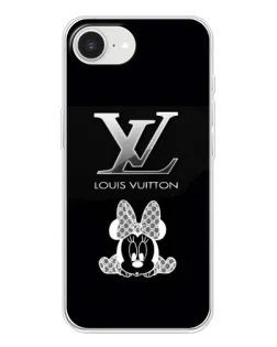 Чохол для iPhone 16e з картинкою «LV та Мінні Маус»