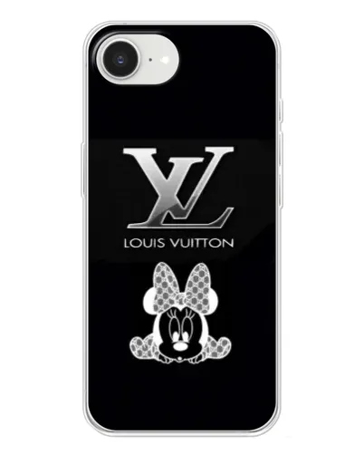 Чохол для iPhone 16e з картинкою «LV та Мінні Маус»