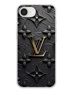Чохол для iPhone 16e з картинкою «Шкіряна текстура LV»