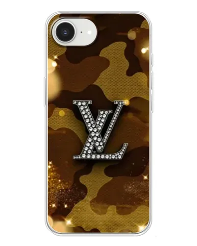 Чохол для iPhone 16e з картинкою «Камуфляжний Louis Vuitton»