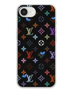 Чохол для iPhone 16e з картинкою «Кольорова монограма LV»