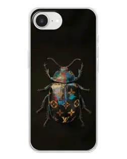 Чохол для iPhone 16e з картинкою «LV — мармуровий принт»