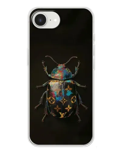Чохол для iPhone 16e з картинкою «LV — мармуровий принт»