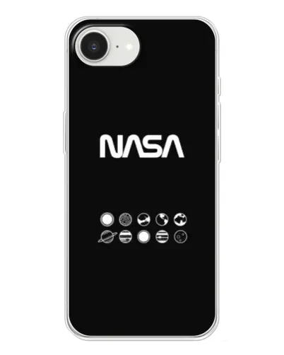 Чохол для iPhone 16e з картинкою «NASA — технічний принт»