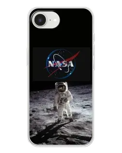 Чохол для iPhone 16e з картинкою «Астронавт на Місяці»