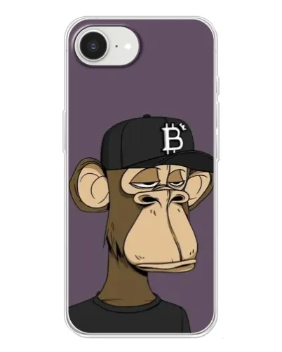 Чохол для iPhone 16e з картинкою «Bored Ape в кепці»