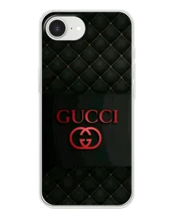 Чохол для iPhone 16e з картинкою «Gucci — стьобаний чорний»
