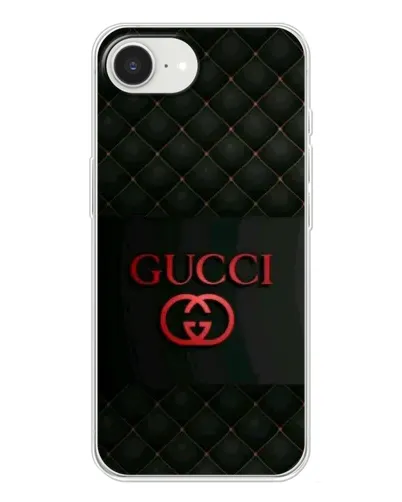 Чохол для iPhone 16e з картинкою «Gucci — стьобаний чорний»