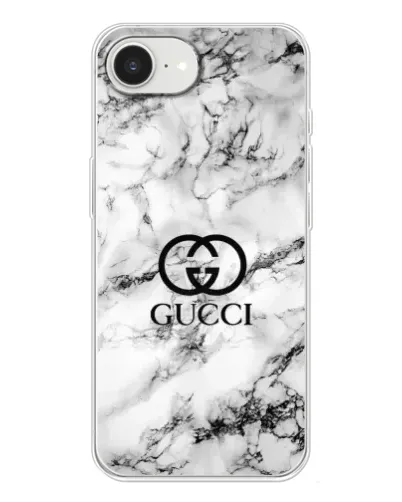Чохол для iPhone 16e з картинкою «Gucci — мармуровий шик»