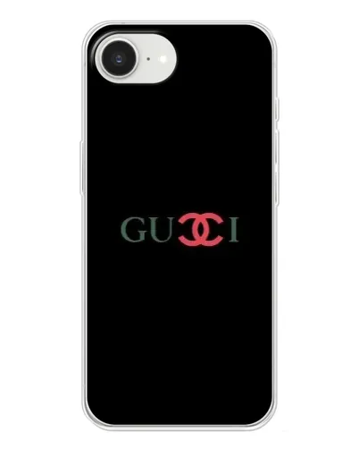 Чохол для iPhone 16e з картинкою «Gucci — червоний градієнт»