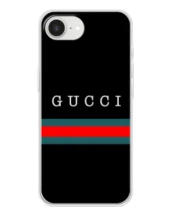 Чохол для iPhone 16e з картинкою «Gucci — червоний пояс»