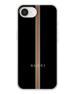 Чехол для iPhone 16e с картинкой «Gucci — строгая линия»