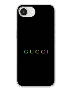 Чехол для iPhone 16e с картинкой «Gucci — неоновый минимализм»