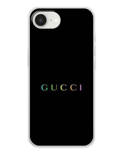 Чехол для iPhone 16e с картинкой «Gucci — неоновый минимализм» Чехол для iPhone 16e с картинкой «Gucci — неоновый минимализм»