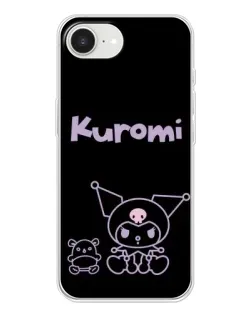Чохол для iPhone 16e з картинкою «Kuromi — чорний мінімалізм» Чохол для iPhone 16e з картинкою «Kuromi — чорний мінімалізм»