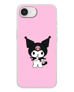 Чохол для iPhone 16e з картинкою «Kuromi — рожева ніжність»