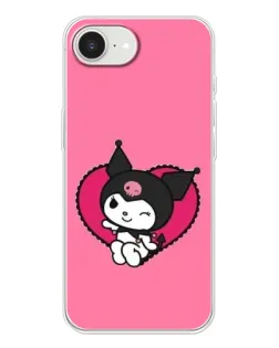 Чохол для iPhone 16e з картинкою «Kuromi — любов у серці»