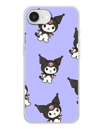 Чохол для iPhone 16e з картинкою «Паттерн з Kuromi»