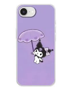 Чохол для iPhone 16e з картинкою «Kuromi з парасолькою»