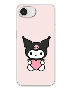 Чохол для iPhone 16e з картинкою «Kuromi та серце»