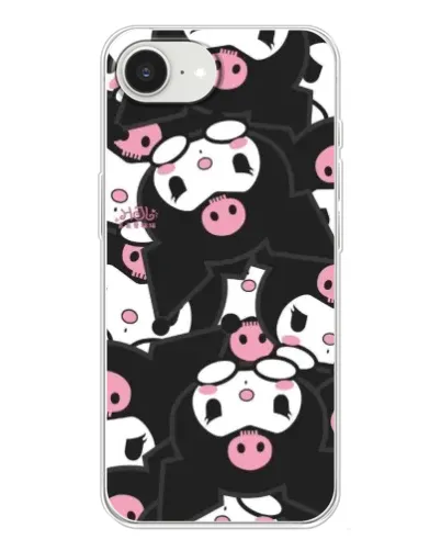 Чохол для iPhone 16e з картинкою «Kuromi з сердечком»