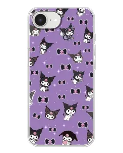 Чохол для iPhone 16e з картинкою «Kuromi — патерн»