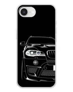 Чохол для iPhone 16e з картинкою «Темний силует BMW»