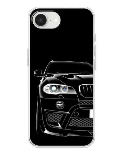 Чохол для iPhone 16e з картинкою «Темний силует BMW»