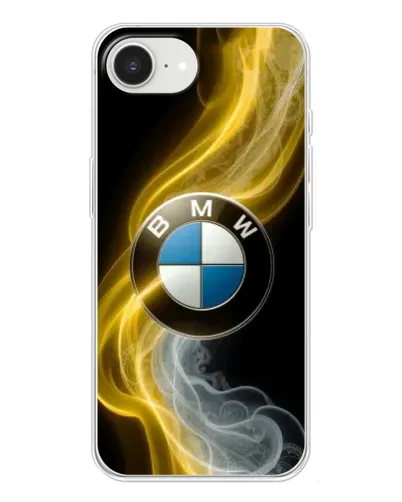 Чохол для iPhone 16e з картинкою «Золотистий дим BMW»