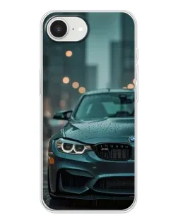 Чохол для iPhone 16e з картинкою «BMW у вогнях міста»