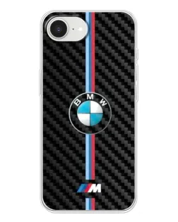 Чохол для iPhone 16e з картинкою «Емблема BMW та карбон»