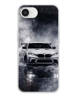 Чохол для iPhone 16e з картинкою «BMW крізь туман»