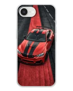 Чохол для iPhone 16e з картинкою «BMW на червоній доріжці»