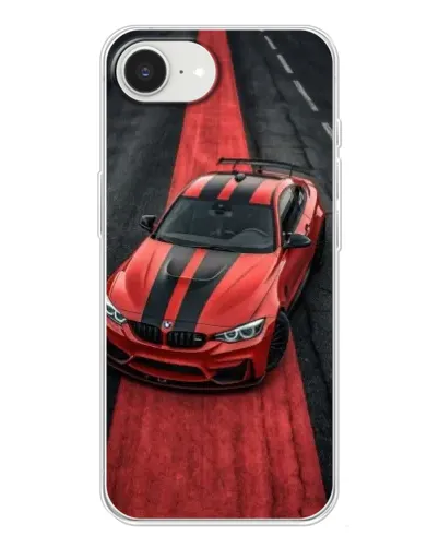 Чохол для iPhone 16e з картинкою «BMW на червоній доріжці»