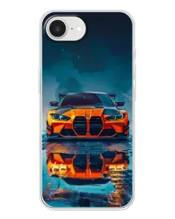 Чехол для iPhone 16e с картинкой «BMW — золотая эмблема»