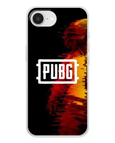 Чохол для iPhone 16e з картинкою «Яскравий логотип PUBG»
