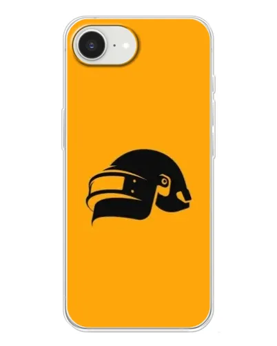 Чохол для iPhone 16e з картинкою «PUBG — золотий шолом»