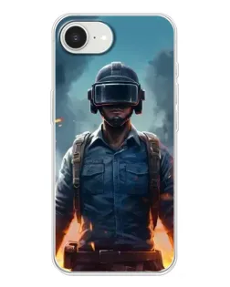 Чохол для iPhone 16e з картинкою «PUBG — реалістичний герой»