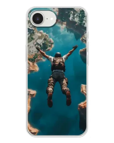Чохол для iPhone 16e з картинкою «PUBG — вільне падіння»