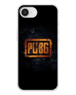 Чохол для iPhone 16e з картинкою «PUBG — золотий логотип»