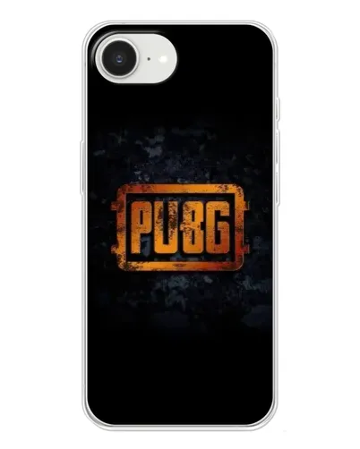 Чохол для iPhone 16e з картинкою «PUBG — золотий логотип»